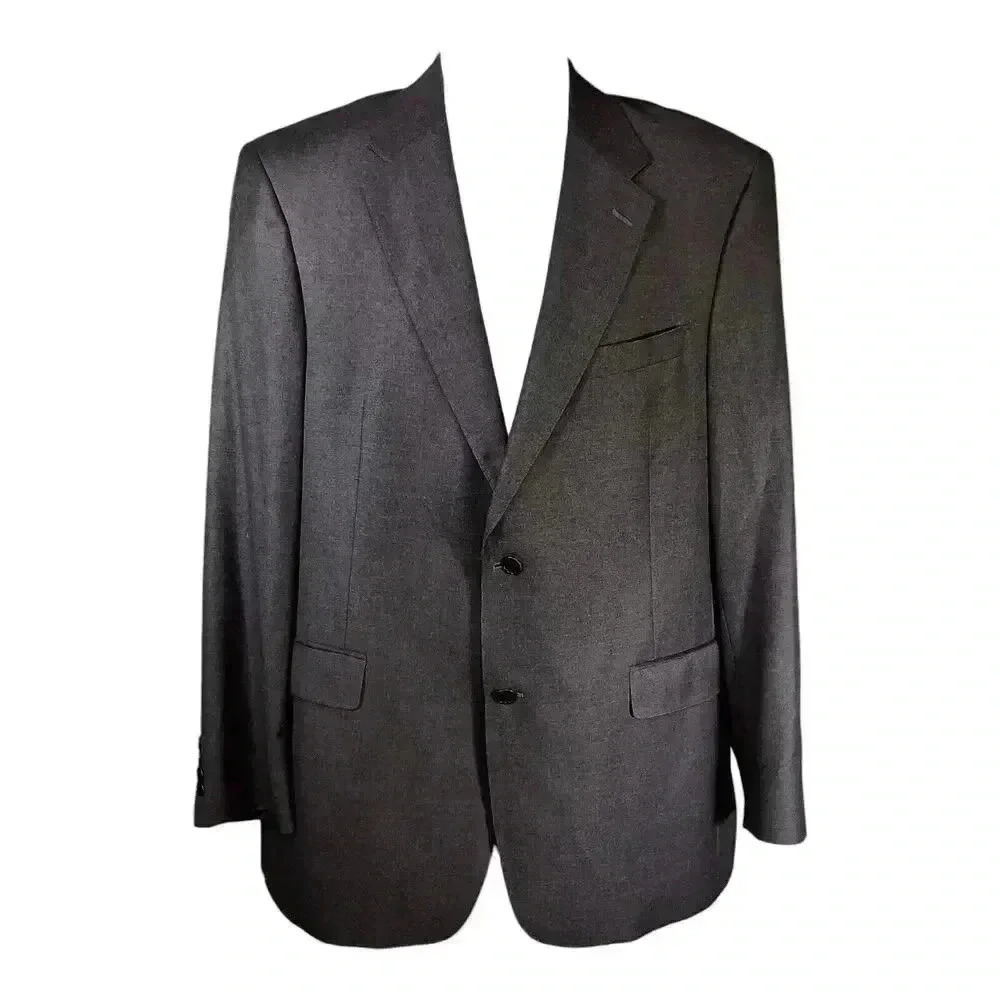 Daniel Cremieux Loro Piana Blazer Jacket Gray Men's 44L